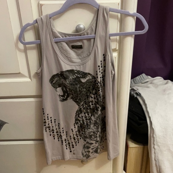 Diesel Tops - Vintage diesel leopard tank🔥